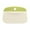 Green, variant on CASAFUN Dough Scraper Flexible Bowl Scraper Bread/Patisserie/Pizza Cutter Multifunctional Baking Tool With Measuring Marks