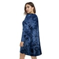 thumbnail image 2 of Plus Size Dresses for Women, VEPKUL Crew Neck T Shirt Dress Long Sleeve Casual Loose Swing Fall Dress Tie Dye with Pockets, 2 of 8
