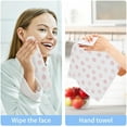 thumbnail image 7 of Dreamtimes 4 PCS Watercolor Pink Dots Washcloths, 12 X 12 Inches Cotton Wash Cloths, Highly Absorbent and Soft Face Towels for Bathroom,Gym,Hotel and Spa, 7 of 7