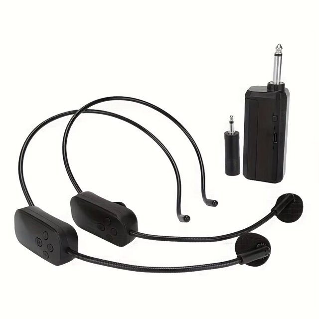 de Micrófono Inalámbrico de 2,4 GHz de Alcance, Micrófono de Mano 2 en 1 para la Enseñanza de Artistas Escénicos.