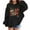 Black, variant on Kids Boys Girls Hooded Jacket Cartoon Prints Hoodie Sweatshirt Toddler Child Pullover Girls Sweatshirt
