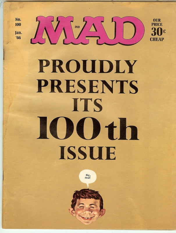 MAD Magazine #100 Jan 1966 (POOR Condition)
