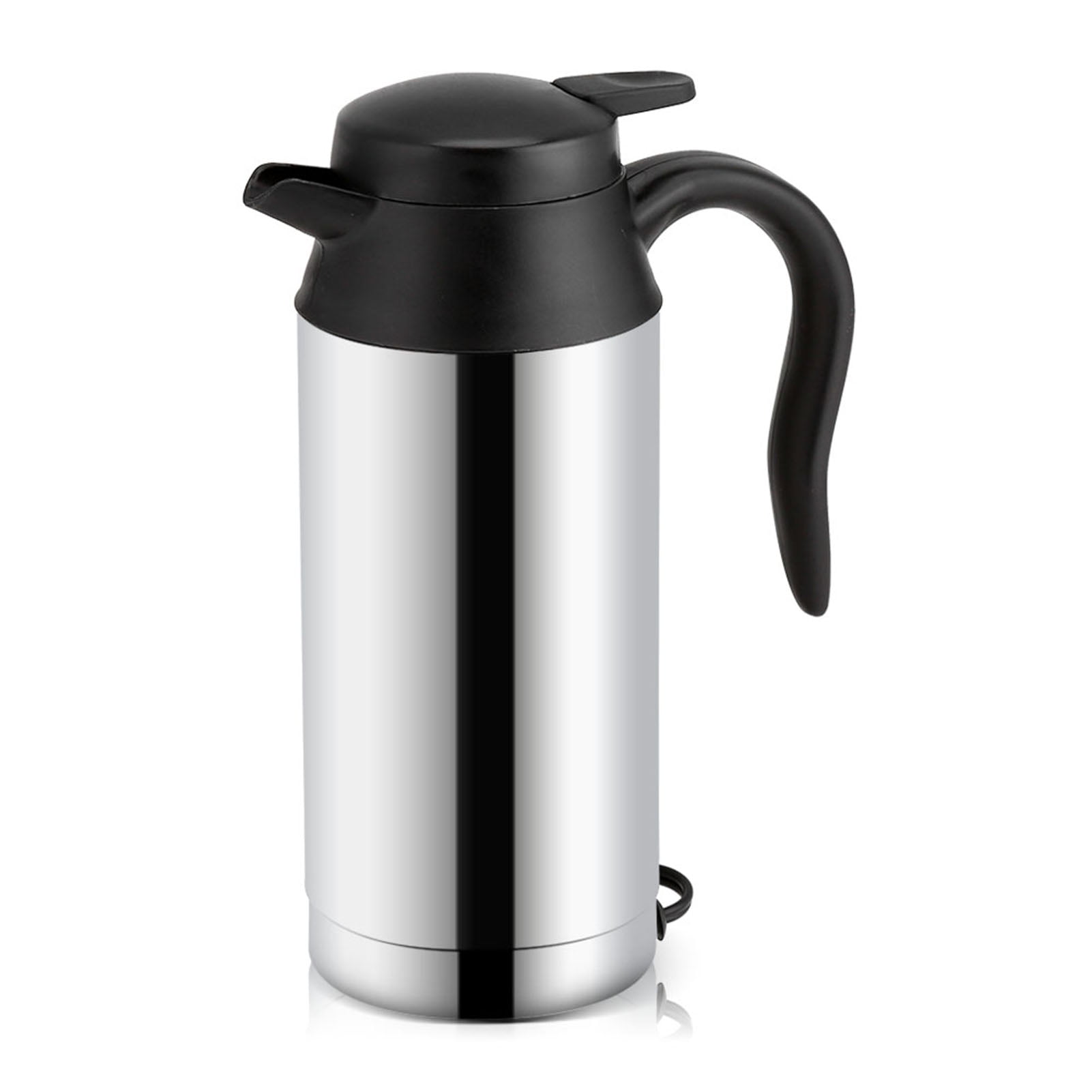 Electric In-car Kettle 1000ML Car 12V/24V Stainless Steel Electric In-car Travel Thermoses Heating Mug Water Bottle Kettle 