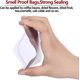 thumbnail image 2 of 100 Pieces Resealable Bags Foil Pouch Bag Flat Bag For Party Favor Food Storage (silver, 10*15cm), 2 of 5