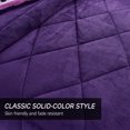 thumbnail image 5 of JML Sherpa Fleece Bed Blankets, Purple Thick Warm Borrego King Blanket for Bed, 79"x91", 5 of 7