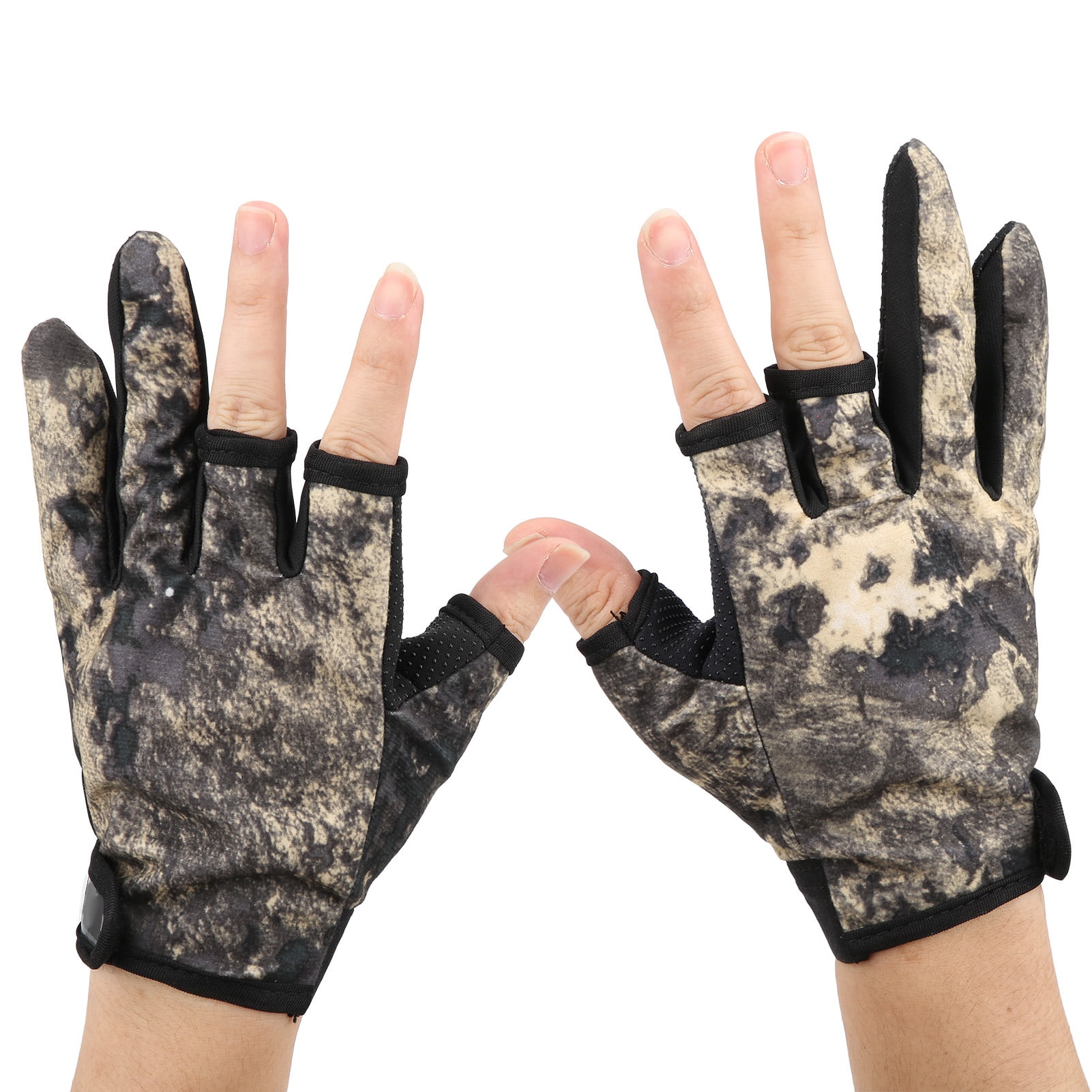 New Gloves Camo Warm Winter Hunting Bamboo Charcoal Rubber Grip Palm Soft Unisex