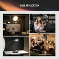 thumbnail image 4 of Neewer R18 18W 7" Desktop Ring Light with Stand & C-Clamp Arm, Full Screen LED, for Video Conference/Streaming/Makeup/Zoom, 4 of 8