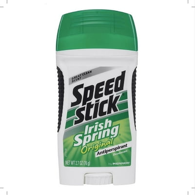 Speed Stick Original Antiperspirant &amp; Deodorant, Irish Spring 2.70 oz (Pack of 2)