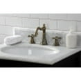 thumbnail image 3 of Fauceture FSC19733AAX American Classic Widespread Bathroom Faucet with Brass Pop-Up, Antique Brass, 3 of 5