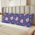 thumbnail image 5 of Naloa Cute Pig Super Soft 20x60 Body Pillow Case,Long Side Hidden Zipper（PILLOWS ARE NOT INCLUDED）, 5 of 6