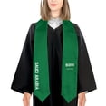 thumbnail image 4 of More design Graduation shawl Saudi Arabia Flag & United States Flag Stole Sash Honor Study Aboard International Students, 4 of 11