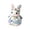 #A08-Blue, variant on 5 Pcs Patchwork Mouse DIY Kit, Handmade Sewing Craft Kit with Floral Fabric, Stuffing, Buttons, Cute Mouse Ornament DIY Kit for Beginners
