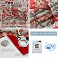 thumbnail image 2 of Fsddascl Valentine's Blackout Curtains for Bedroom/Living Room, Thermal Insulated Kitchen Curtains, Pink Red Gnomes Love Black Watercolor Grommet Darkening Window Treatment Drapes 52"x72"x2, 2 of 6