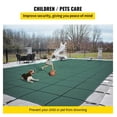 thumbnail image 4 of Pool Safety Cover 16x32ft, Inground Pool Cover with Steps, Green Mesh Winter Cover, 4 of 7