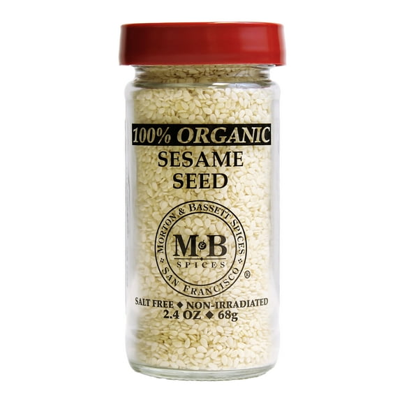 Morton & Bassett Organic Sesame Seed, 2.4 oz – Single Spice