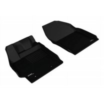 3D MAXpider 2013-2015 Fits Scion XB 1st Row Black Kagu Carbon Fiber Embossed Pattern Floor Mat L1SC00511509