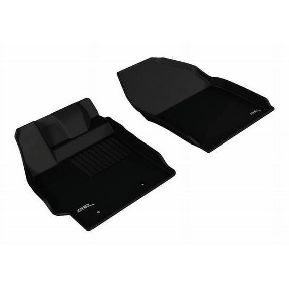 3D MAXpider 2013-2015 Fits Scion XB 1st Row Black Kagu Carbon Fiber Embossed Pattern Floor Mat L1SC00511509