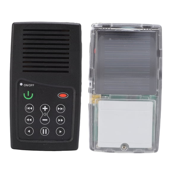 Audio Bible Player, Recargable Con Energía Solar Con Almacenamiento Cifrado De 8 GB, Lector De La Biblia Electrónica Portátil Para Caminar De Viajes A Casa
