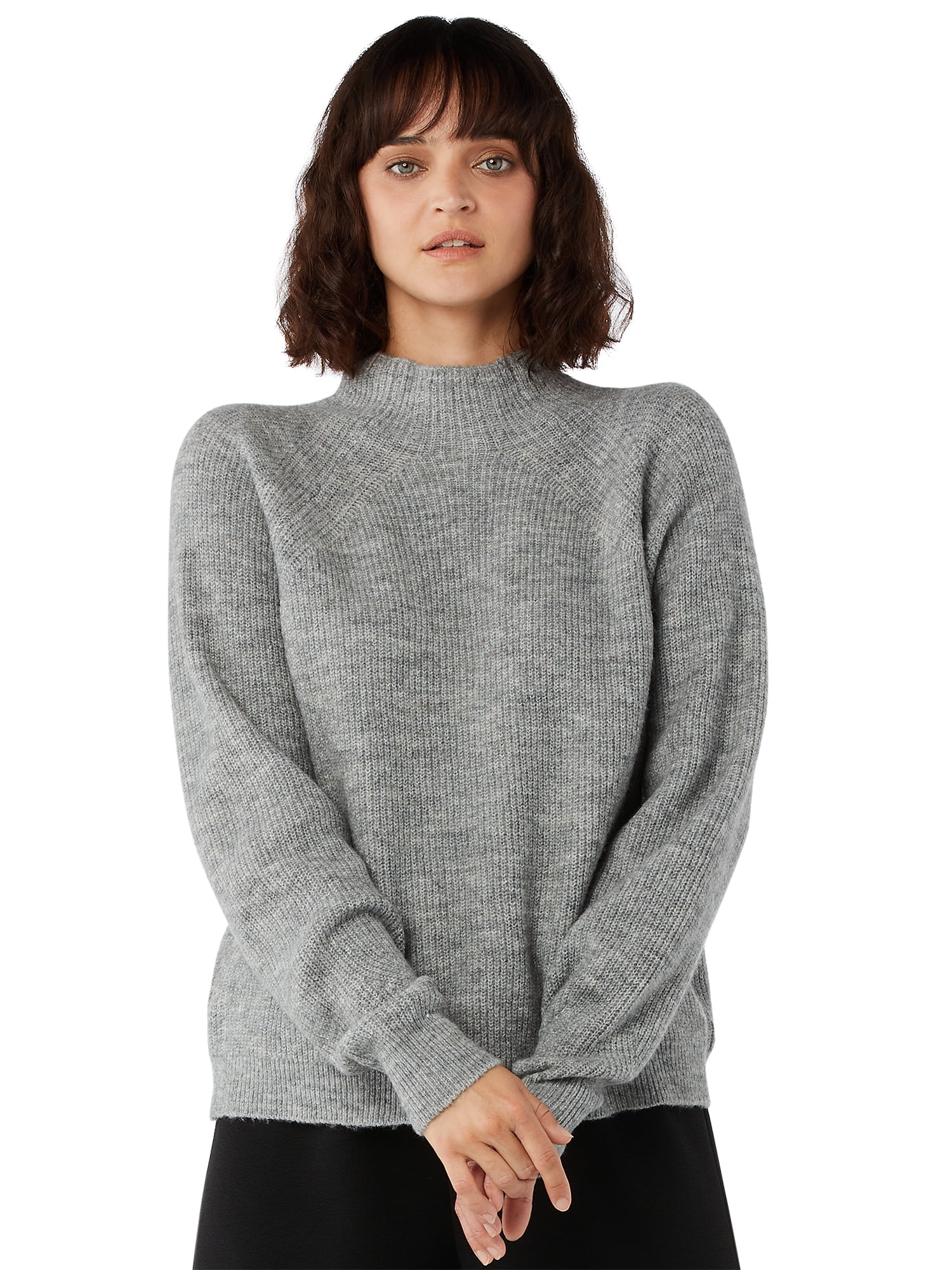 women's gray sweater