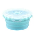 thumbnail image 4 of Silicone Lunch Box Food-grade Lunch Box Foldable Silicone Lunch Box with Sealed Lid Microwave Safe Portable Bento Food, 4 of 5
