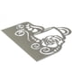 thumbnail image 2 of Tarjeta De Invitación Troqueles De Corte Plantilla De Corte De Plantilla De Acero Al Carbono Molde De Estampado De Metal Herramienta Auxiliar De Bricolaje Para Álbumes De Recortes Fabricación matsuzay HA022412-00, 2 of 7