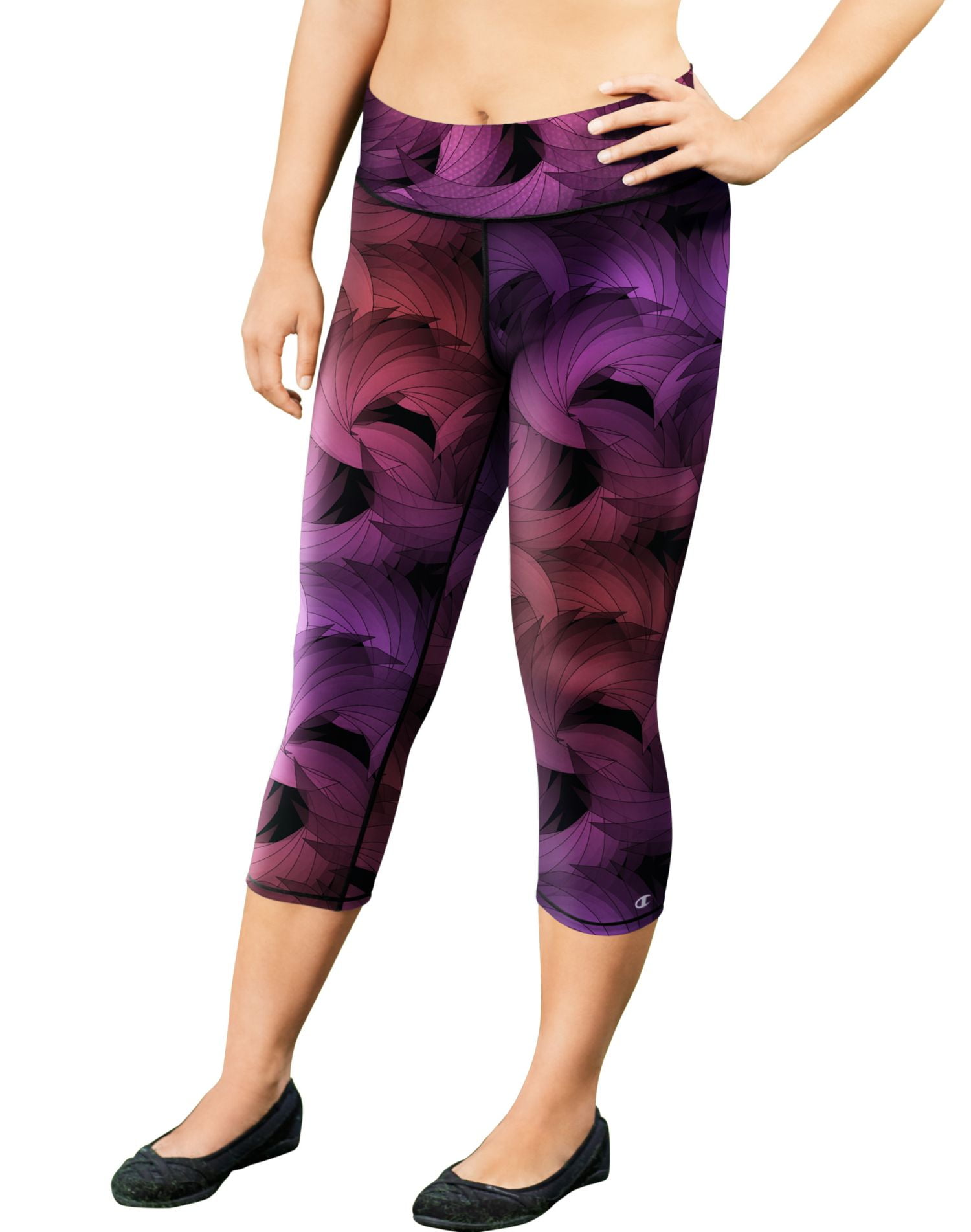 champion women's smoothtec capri legging