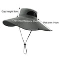 thumbnail image 2 of Harhinhe Sombreros de Sol de ala Ancha Sombrero de Cubo Transpirable para Pesca, Senderismo, Camping, 2 of 5