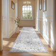 thumbnail image 1 of Area Rug x Vintage Rug Indoor Washable Rug Retro Accent Rug Distressed Carpet Multi Floral Print Country Boho Rug Non Slip Kitchen Bedroom Living Room Dining Room Office, 1 of 8