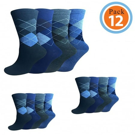 mens cotton socks | mens socks value pack | argyle socks | mens socks size 10-13