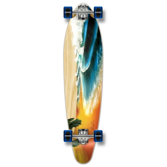 Yocaher Kicktail Beach Longboard Complete