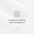 thumbnail image 5 of Noble Linens 3 Piece Pattern Microfiber Bed Sheets Set, White Chambray Style, Twin, 5 of 10