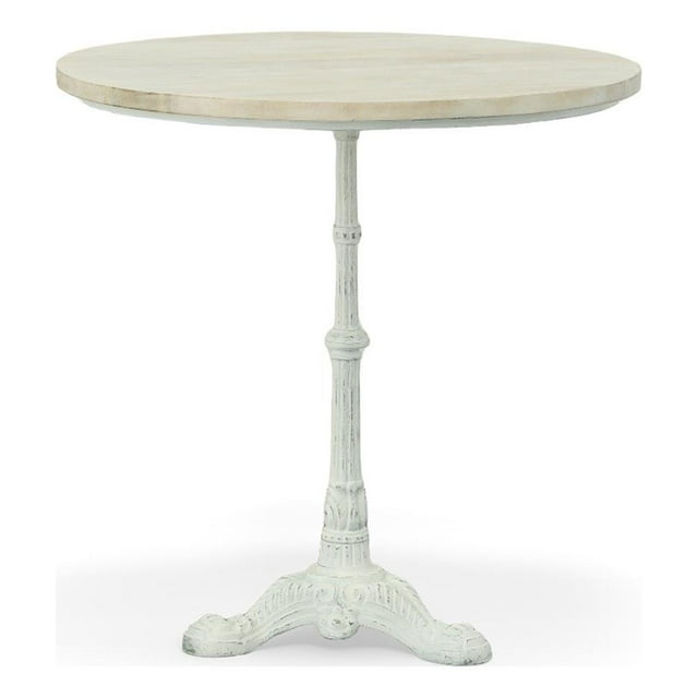 Carolina Classics Velio Table de Bistro en Blanc Délavé