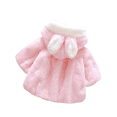 thumbnail image 3 of Hirigin Baby Infant Girls Fur Winter Warm Coat Outerwear Cloak Jacket Thick Warm Clothes, 3 of 4