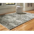 thumbnail image 2 of Signature Design by Ashley Valmontic 5' x 7' Area Rug, Gray Ivory Abstract, 2 of 5
