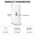 thumbnail image 3 of Tuya WiFi Sensor de Temperatura y Humedad Sensor de Humedad Interior Monitoreo de Aplicaciones para Home Assistant, 3 of 5