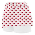 thumbnail image 5 of fnnxnal Big Girls Polka Dot Skort Red 8T - Built-in Shorts, Stretchy Breathable Active Wear for Daily & Sports, 5 of 6