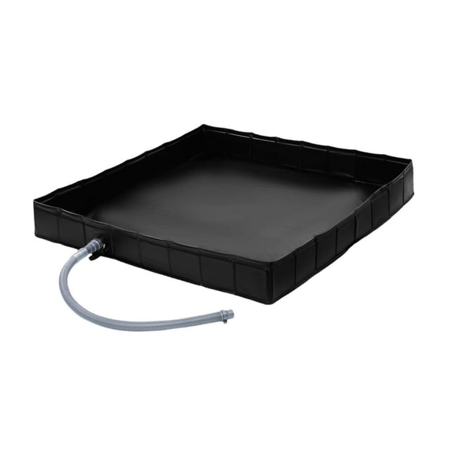Base de ducha plegable, base de ducha portátil para tienda de campaña, tienda de playa, , con manguera de drenaje, base de toldo práctica y