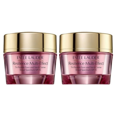 2 x Estée Lauder Resilience Multi-Effect Tri-Peptide Face & Neck Creme, SPF 15, Normal/Combination Skin, 0.5oz/15ml x 2 = 1oz/30ml