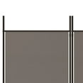 thumbnail image 5 of vidaXL 3-Panel Room Divider Anthracite 150x220 cm Fabric, 5 of 5