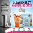thumbnail image 3 of The Loaded Tea Shop Energy Drink Mix Sticks, Variety 40 Pack, Sugar-Free, Zero Calories, 200mg Natural Caffeine, No Artificial Colors/Flavors, Powder Packets w/B Vitamins, 3 of 6