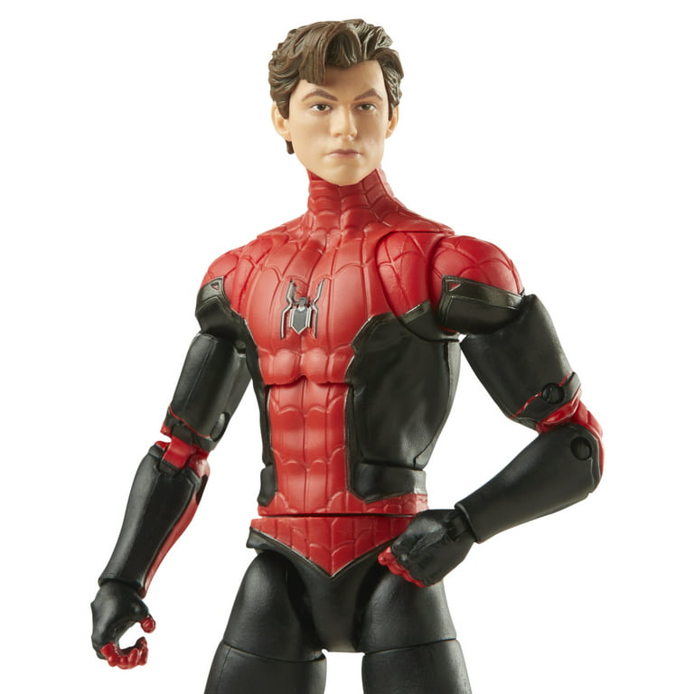 Marvel Legends Series Upgraded Suit Spider-Man Unmasked No Way Home 6-inch  Action Figure Premium Design