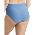 thumbnail image 3 of Women's Vanity Fair 13291 Beyond Comfort Silky Stretch Hi-Cut Panty (Blue Idol 7), 3 of 3