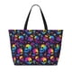 thumbnail image 2 of Easygdp mushroom rainbow color Skull Bolsa de Viaje de Playa de Gran Capacidad, Bolsa Tote Perfecta para la Playa, Escapadas de Fin de Semana y Viajes, 2 of 7