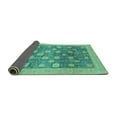 thumbnail image 2 of Ahgly Company Indoor Rectangle Oriental Turquoise Blue Modern Area Rugs, 7' x 9', 2 of 4