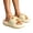 stag126-01-Yellow, variant on BRICH Animal Printed Slippers for Women Men Cute Indoor Slippers Cushioned Sole Waterproof Sliders 04-Yellow 10.5