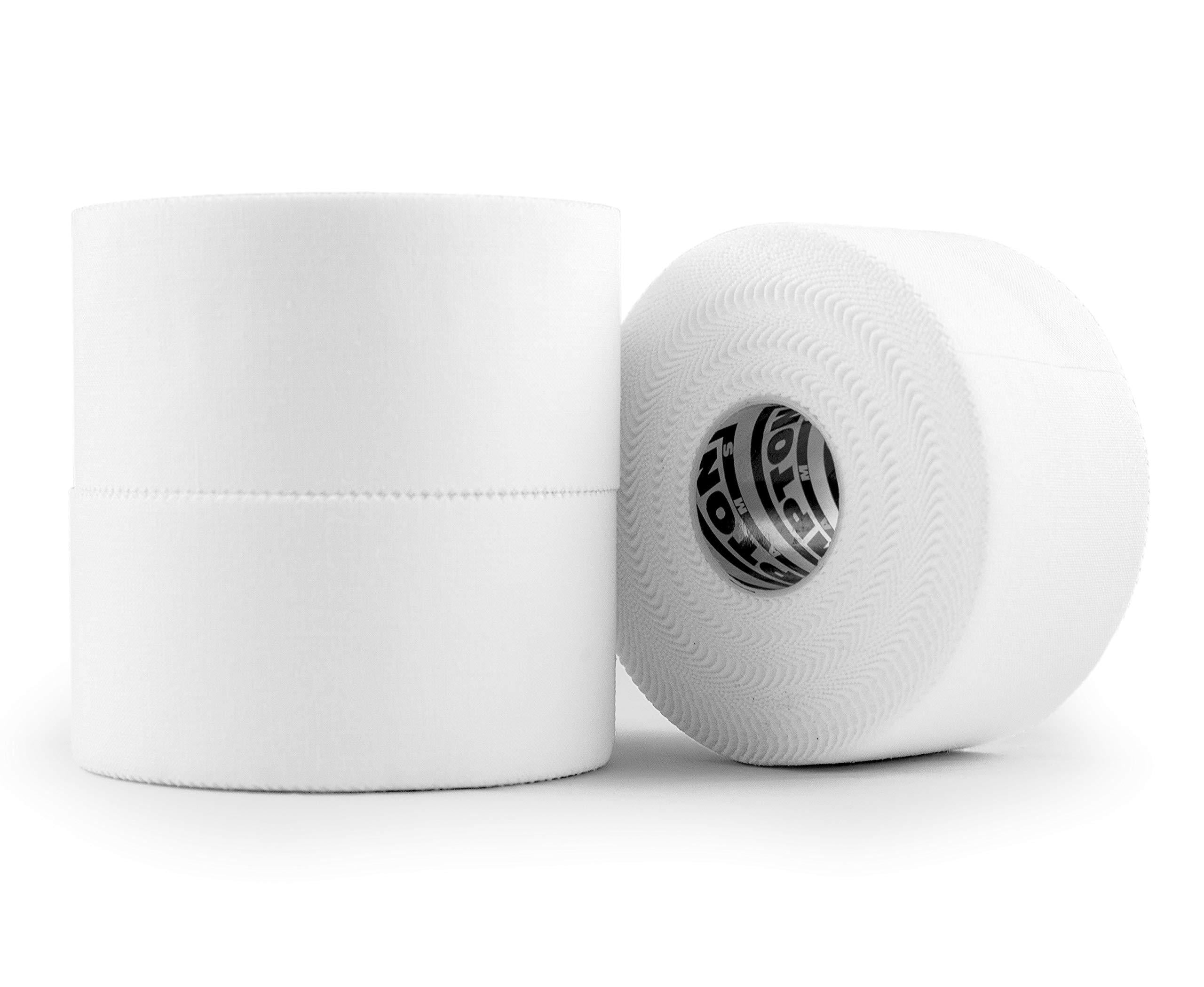(3 Pack) White Athletic Sports Tape VERY Strong EASY Tear NO Sticky