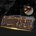 thumbnail image 3 of 1Ensemble Clavier Souris Rétroéclairé Confortable RGB Filaire USB Clavier de Jeu Souris, 3 of 6