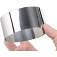 thumbnail image 3 of Round Cake Ring, Stainless Steel 3 x 3 inch Dessert Mousse Mold with Pusher & Lifter Cooking Rings (Include 4 Rings and 1 Pusher), 3 of 7
