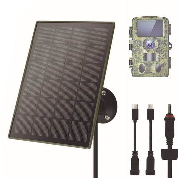 3W 5V 6000mAh Rechargeable Solar Power Supply For Outdoor Camera Trail Cameras Solar Panel