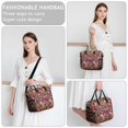 thumbnail image 6 of Pioneer Flower Floral Print Pattern Womens Lunch Box for Work,Insulated Large Lunch Bag for Tween and Teen,Loncheras Para Mujer,Leakproof Adult Lunch Bag for Work,Beach,Travel,Picnic,Camping, 6 of 7